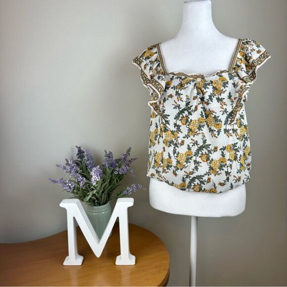 Max Studio Sleeveless Floral Blouse - Size M - NWT - Picture 1 of 11